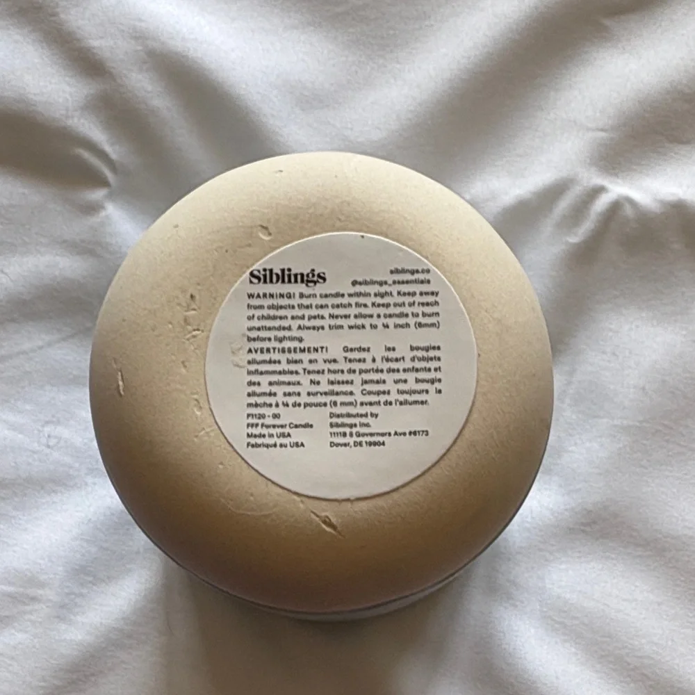 Soli Neroli Blue & Gold Ceramic Candle by